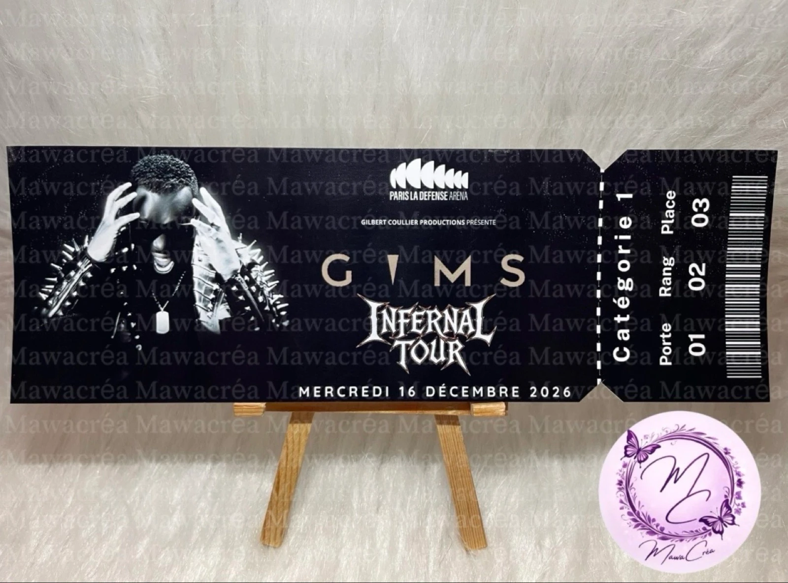 Ticket souvenir GIMS 